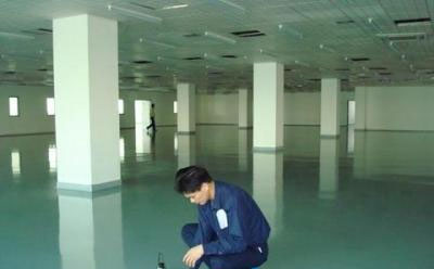如何检测环氧地坪厚度和军垦路街道环氧地坪用量